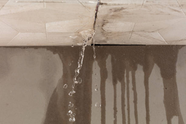 Professional Water Damage Restoration technician working in Rockville Centre, NY